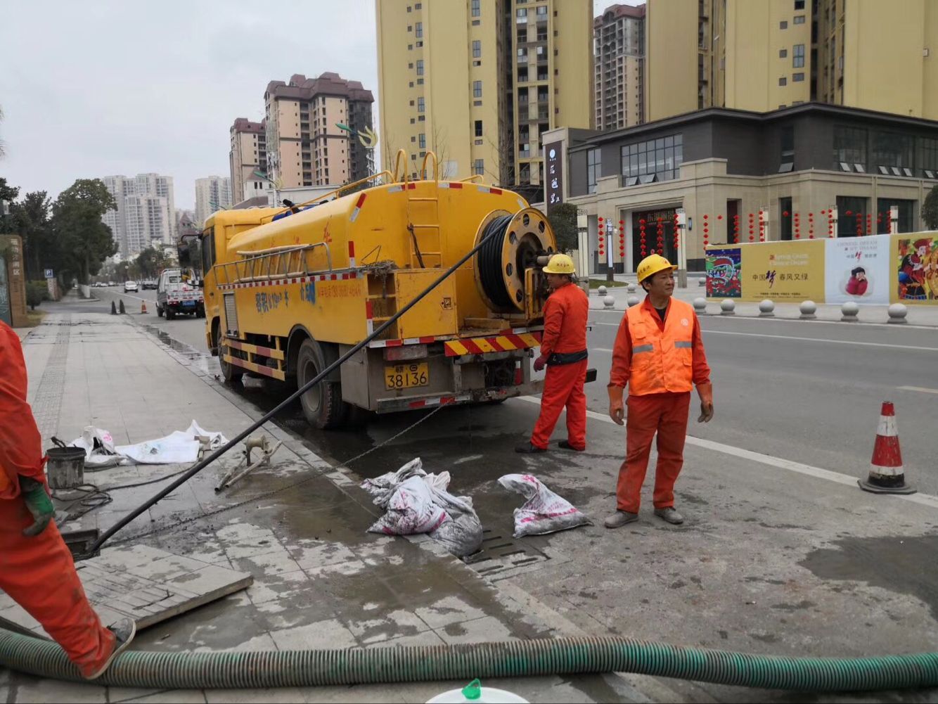古浪排污管道清淤-管道清洗